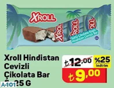 XROLL HİNDİSTAN CEVİZLİ ÇİKOLATA XROLL HİNDİSTAN CEVİZLİ ÇİKOLATA